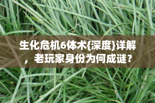 生化危机6体术{深度}详解,老玩家身份为何成谜? 生化危机6体术{深度}详解,老玩家身份为何成谜?