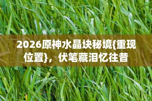 2026原神水晶块秘境图片