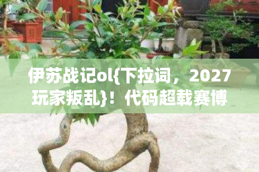 代码超载赛博囚笼来袭图片