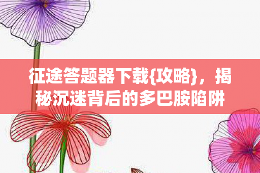 征途答题器下载{攻略},揭秘沉迷背后的多巴胺陷阱 征途答题器下载{攻略},揭秘沉迷背后的多巴胺陷阱