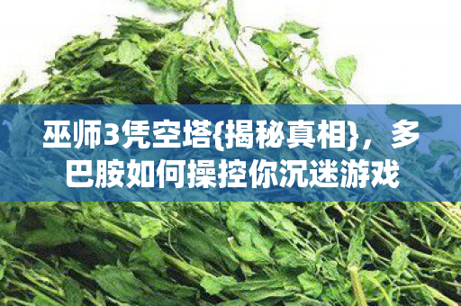 巫师3凭空塔{揭秘真相},多巴胺如何操控你沉迷游戏 巫师3凭空塔{揭秘真相},多巴胺如何操控你沉迷游戏
