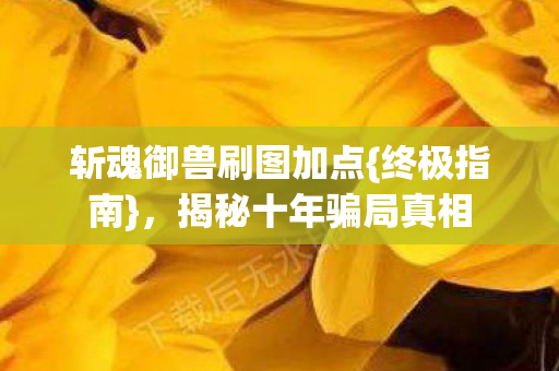 斩魂御兽刷图加点图片