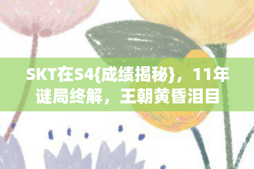 11年谜局终解图片