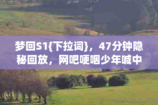 梦回S1{下拉词},47分钟隐秘回放,网吧哽咽少年喊中推 梦回S1{下拉词},47分钟隐秘回放,网吧哽咽少年喊中推