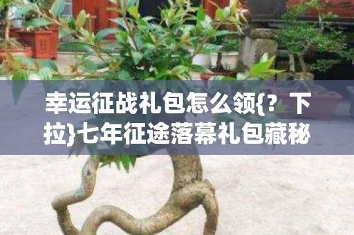 幸运征战礼包怎么领{?下拉}七年征途落幕礼包藏秘 幸运征战礼包怎么领{?下拉}七年征途落幕礼包藏秘