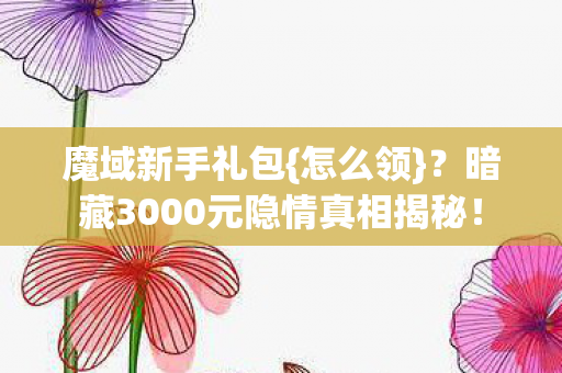 暗藏3000元隐情真相揭秘图片