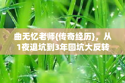 从1夜退坑到3年回坑大反转图片