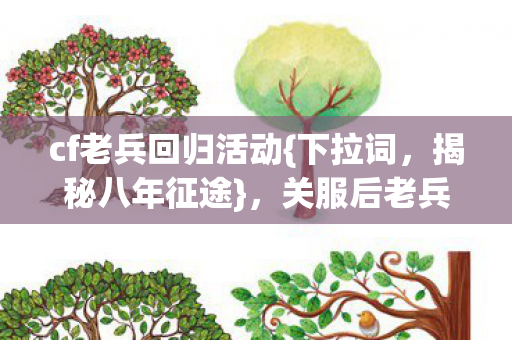 关服后老兵何去何从图片