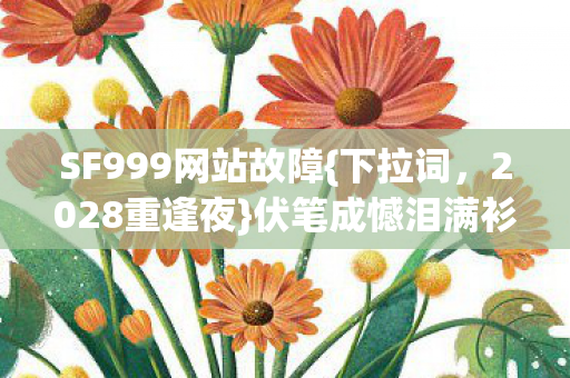 SF999网站故障图片