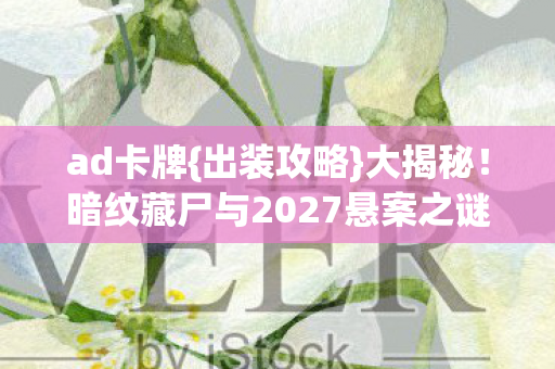 暗纹藏尸与2027悬案之谜图片