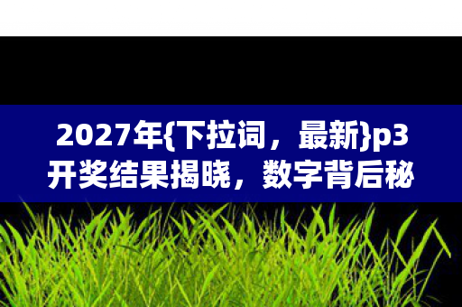 数字背后秘密大公开图片
