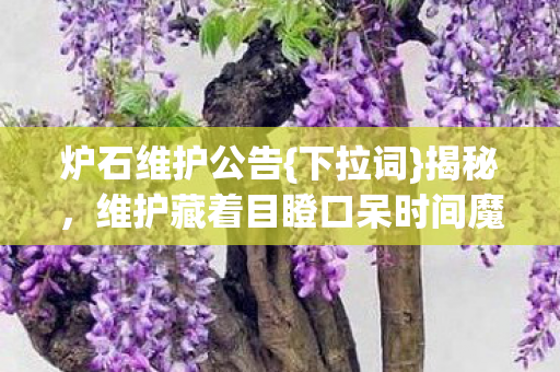 炉石维护公告{下拉词}揭秘,维护藏着目瞪口呆时间魔法! 炉石维护公告{下拉词}揭秘,维护藏着目瞪口呆时间魔法!