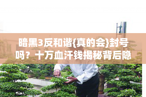 暗黑3反和谐{真的会}封号吗?十万血汗钱揭秘背后隐情! 暗黑3反和谐{真的会}封号吗?十万血汗钱揭秘背后隐情!