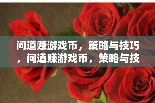 问道赚游戏币，策略与技巧，问道赚游戏币，策略与技巧全解析