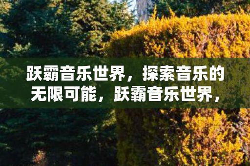 探索音乐的无限可能图片