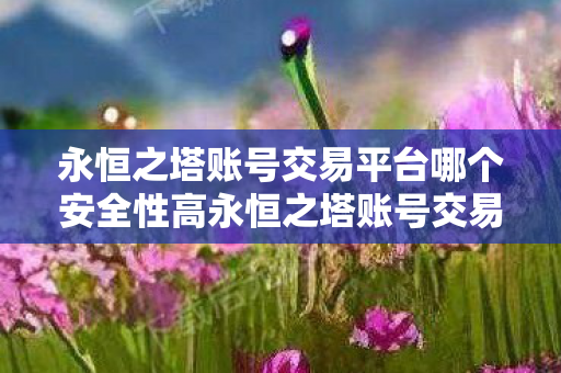 永恒之塔账号交易平台哪个安全性高永恒之塔账号交易平台哪个安全图片