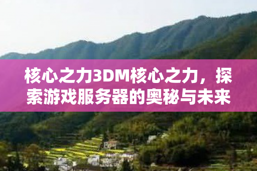 探索游戏服务器的奥秘与未来图片