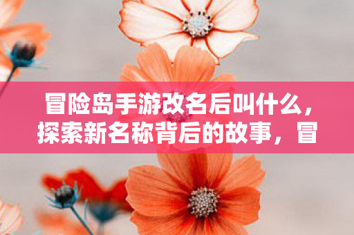 冒险岛手游改名后叫什么，探索新名称背后的故事，冒险岛手游新名称揭晓，探索更名背后的故事