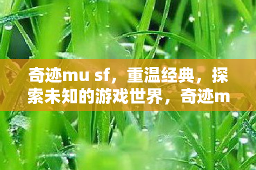 探索未知的游戏世界图片