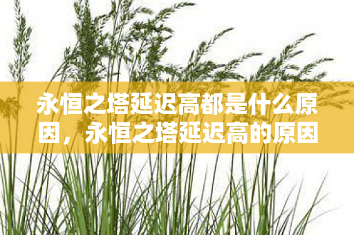 永恒之塔延迟高都是什么原因图片