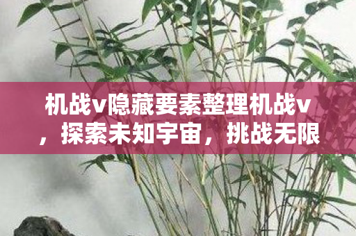 机战v隐藏要素整理机战v图片