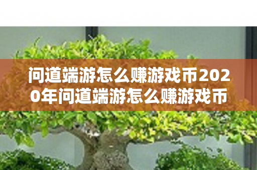问道端游怎么赚游戏币2020年问道端游怎么赚游戏币2020，2020年问道端游游戏币赚取攻略