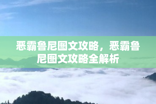恶霸鲁尼图文攻略，恶霸鲁尼图文攻略全解析