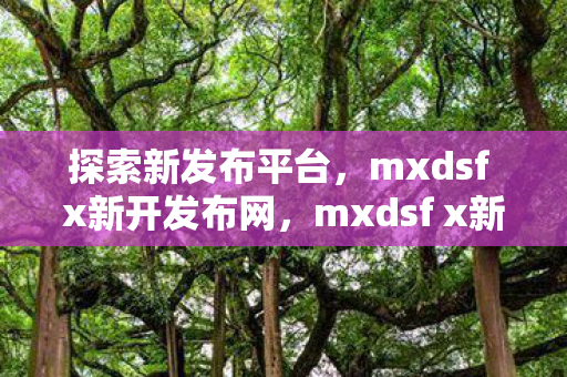探索新发布平台，mxdsf x新开发布网，mxdsf x新开发布网，探索最新发布平台