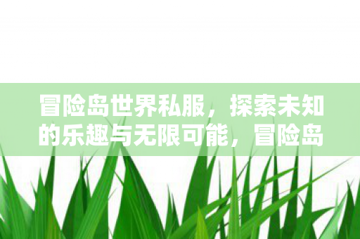 冒险岛世界私服，探索未知的乐趣与无限可能，冒险岛世界私服，探索未知的乐趣与无限可能