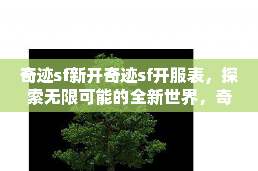 奇迹sf新开奇迹sf开服表图片