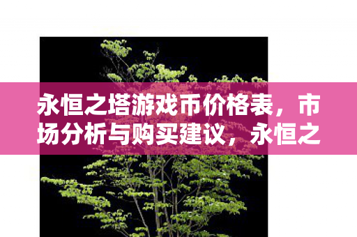永恒之塔游戏币价格分析及购买建议图片