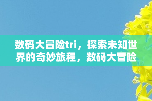 数码大冒险tri，探索未知世界的奇妙旅程，数码大冒险tri，探索未知世界的奇妙旅程