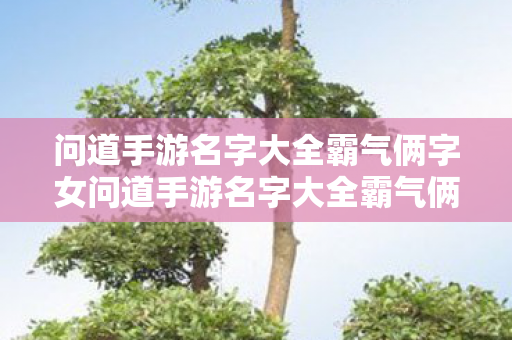 问道手游名字大全霸气俩字女问道手游名字大全霸气俩字,霸气双字女名大全,问道手游专属 问道手游名字大全霸气俩字女问道手游名字大全霸气俩字,霸气双字女名大全,问道手游专属