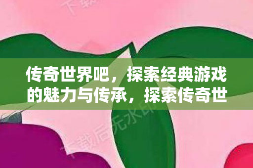 探索经典游戏的魅力与传承图片