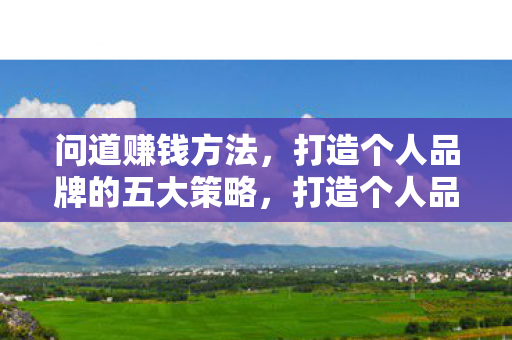 问道赚钱方法,打造个人品牌的五大策略,打造个人品牌的五大策略,问道赚钱方法 问道赚钱方法,打造个人品牌的五大策略,打造个人品牌的五大策略,问道赚钱方法