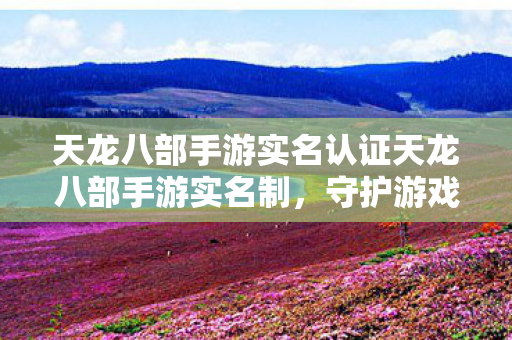 天龙八部手游实名认证天龙八部手游实名制图片