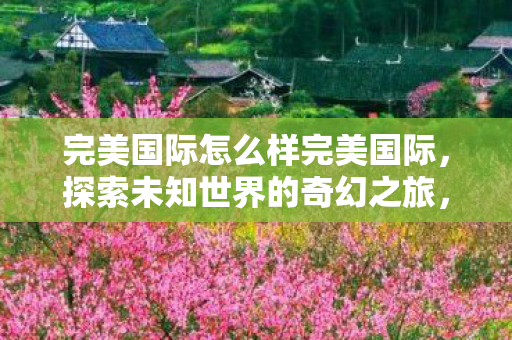完美国际怎么样完美国际图片