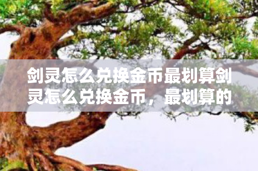 剑灵怎么兑换金币最划算剑灵怎么兑换金币,最划算的剑灵金币兑换攻略 剑灵怎么兑换金币最划算剑灵怎么兑换金币,最划算的剑灵金币兑换攻略