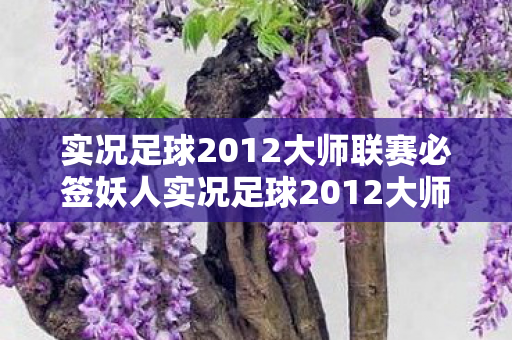 实况足球2012大师联赛必签妖人实况足球2012大师联赛，经典再现，策略与激情的碰撞，实况足球2012大师联赛，必签妖人，策略与激情的碰撞！