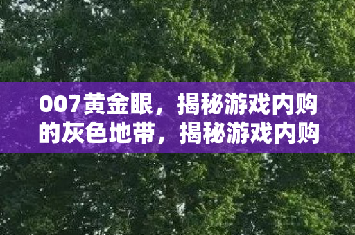 揭秘游戏内购的灰色地带图片