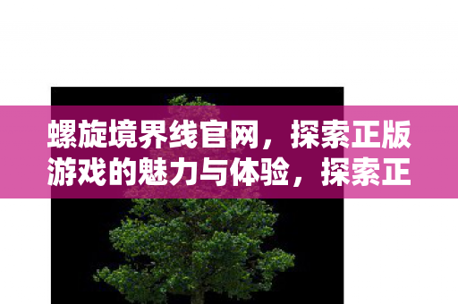 探索正版游戏的魅力与体验图片