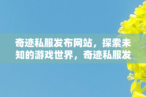 探索未知游戏世界的门户图片