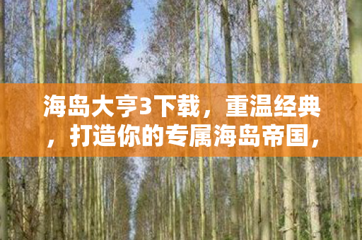 打造你的专属海岛帝国图片