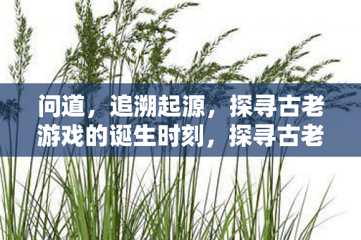 问道,追溯起源,探寻古老游戏的诞生时刻,探寻古老游戏问道的起源时刻 问道,追溯起源,探寻古老游戏的诞生时刻,探寻古老游戏问道的起源时刻