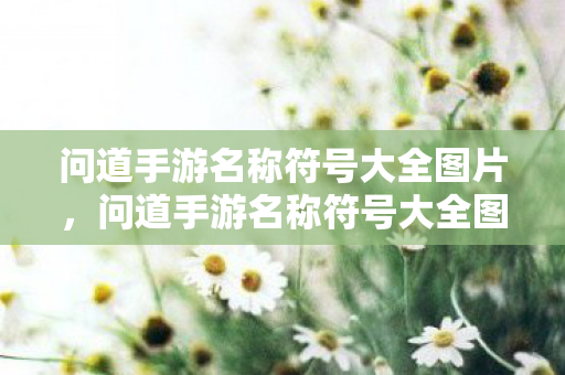 问道手游名称符号大全图片,问道手游名称符号大全图片 问道手游名称符号大全图片,问道手游名称符号大全图片