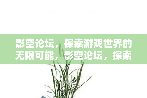 影空论坛,探索游戏世界的无限可能,影空论坛,探索游戏世界的无限可能 影空论坛,探索游戏世界的无限可能,影空论坛,探索游戏世界的无限可能