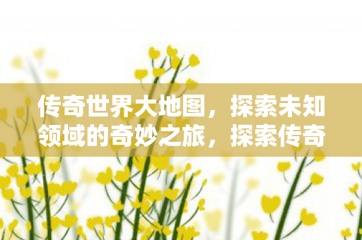 探索未知领域的奇妙之旅图片