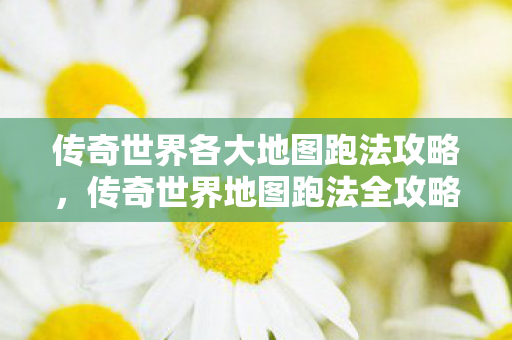 传奇世界各大地图跑法攻略图片