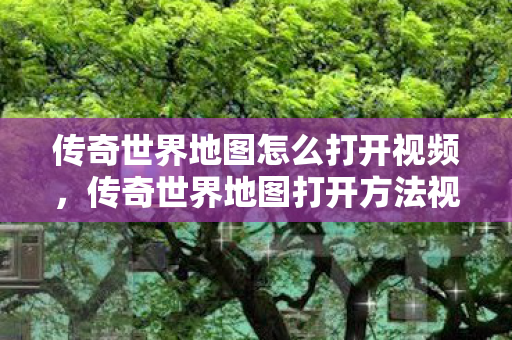 传奇世界地图怎么打开视频图片
