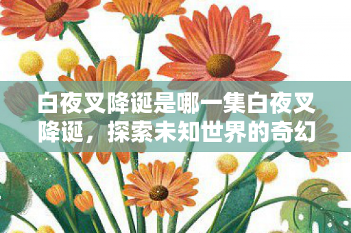 白夜叉降诞是哪一集白夜叉降诞图片